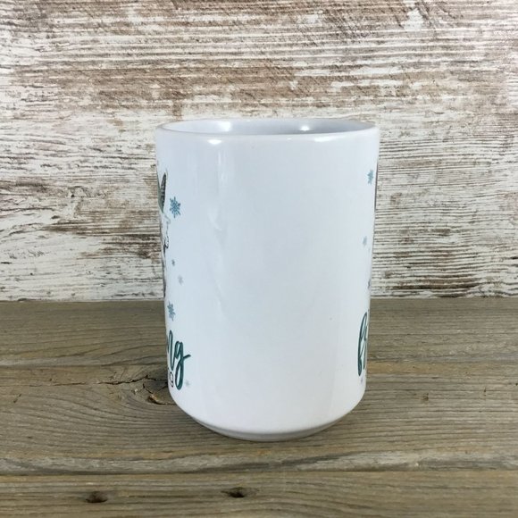 I am Freaking Freezing Winter Alpaca Ceramic Coffee Mug - Picture 2 of 4